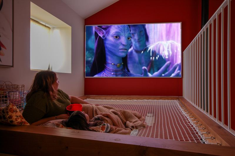 Soirée cinéma sur le filet
