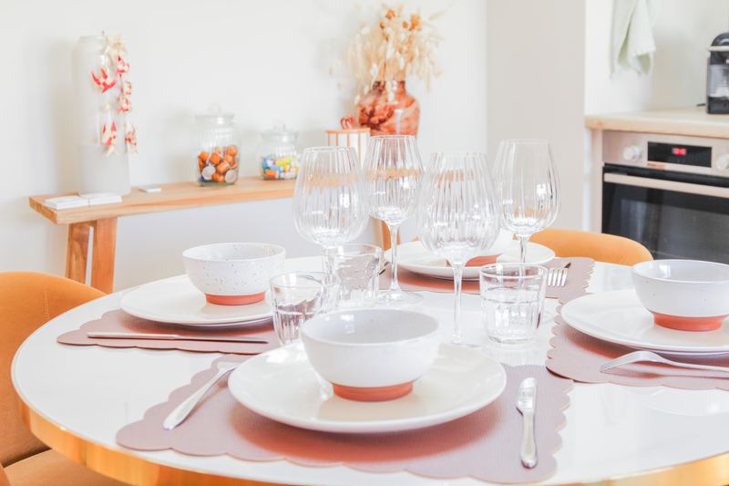 La table dressée